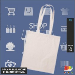 Shopper in cotone 140 gr/mq...