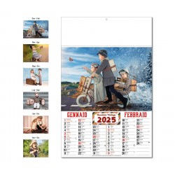 Calendario bimbi vintage